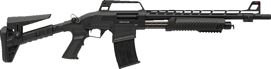 TCP-418 BLACK pump action shotgun